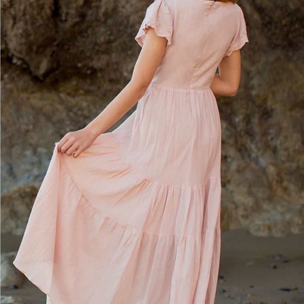 Joyfolie Girls Yanet Maxi Dress in Blush Color Size 14 Good Condition - Picture 2 of 10